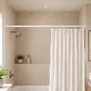 Adjustable Shower Curtain Tension Rod 42-72 - Assorted.webp