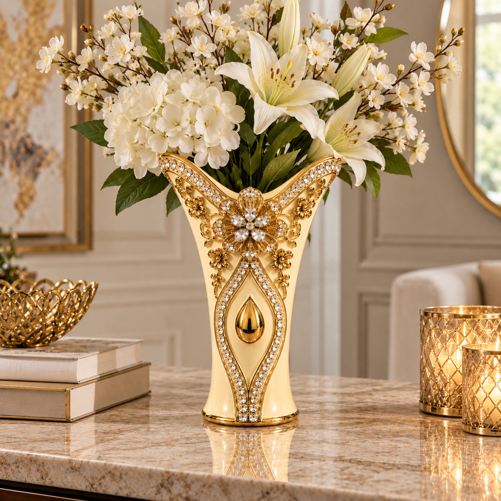 [HD-CVB-1009] Ceramic Vase - 12.5"