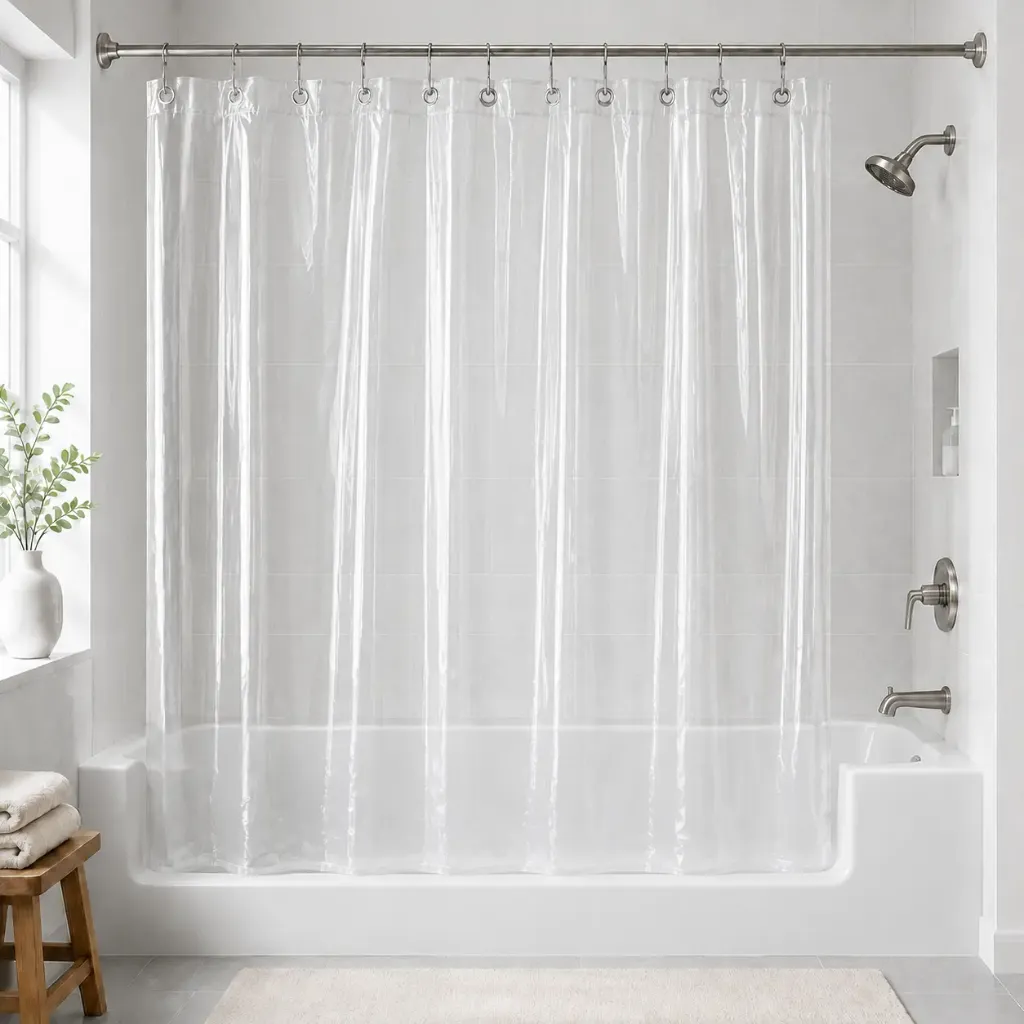Deluxe Heavy Weight Shower Curtain Liner 70" x 72" - 885