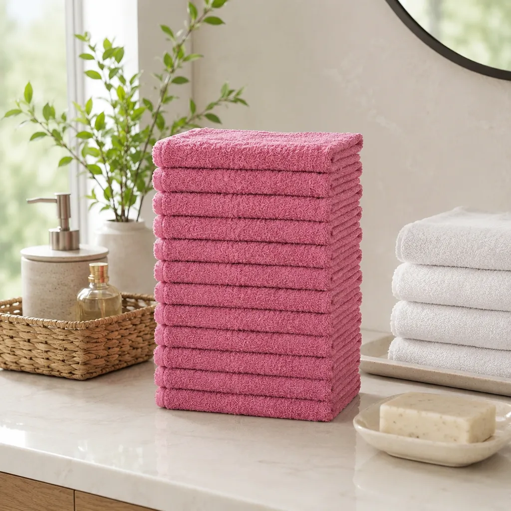 [WC0362N] Ashley 12 Pack Wash Cloth 11" x 11" - WC0362