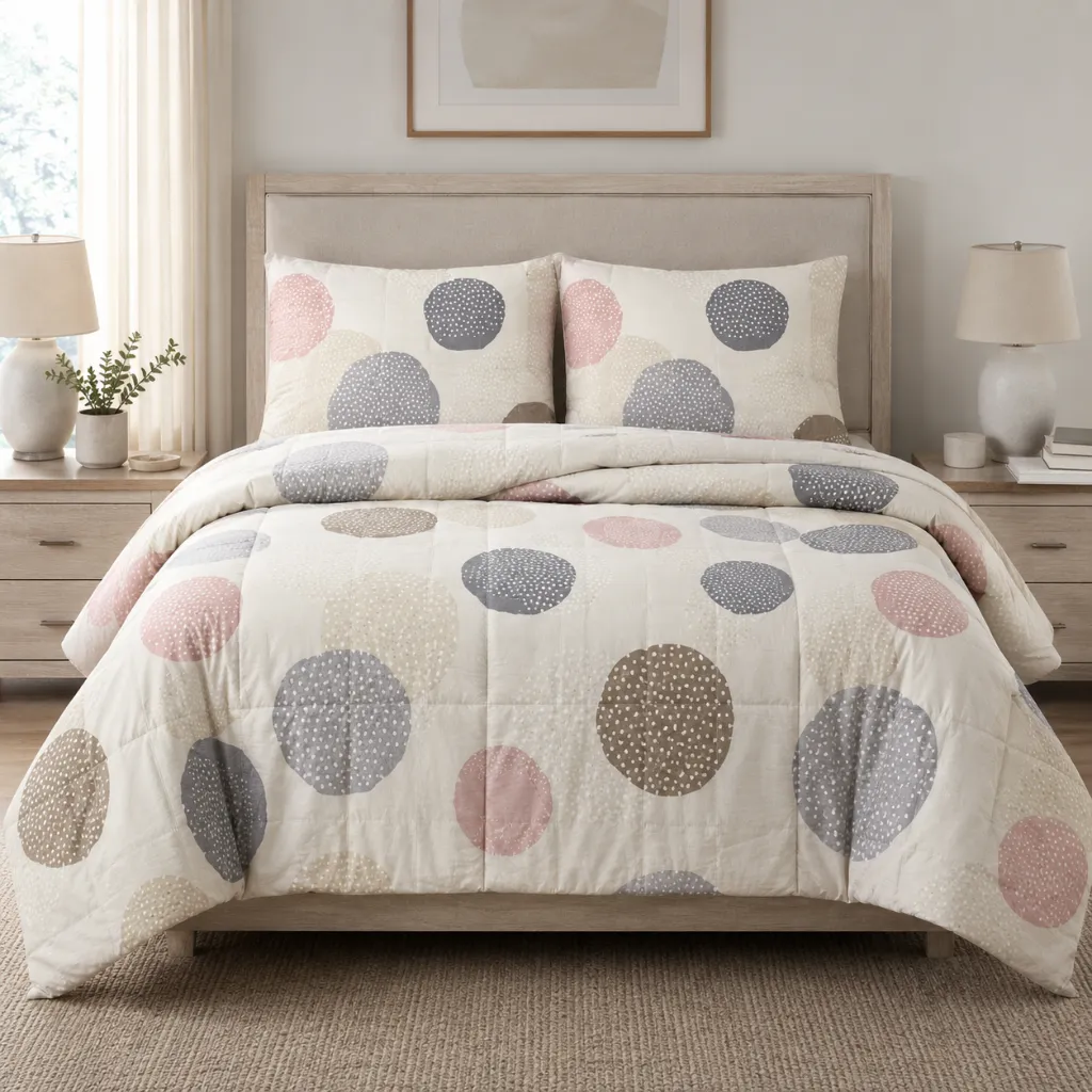 [CO-3PC-PARIS] Bamboo Cotton Touch 3 Piece Queen Comforter Set -Paris Collection-Asst