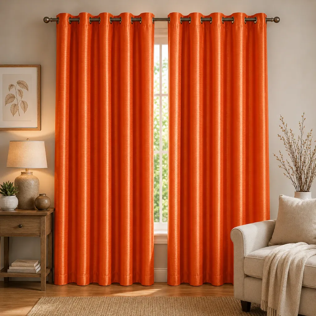 Maria Faux Silk Grommet Panel  84"