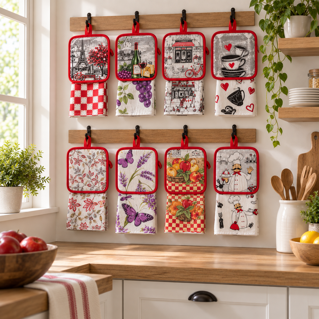 Printed Kitchen Set - 3 Pack-CH19244