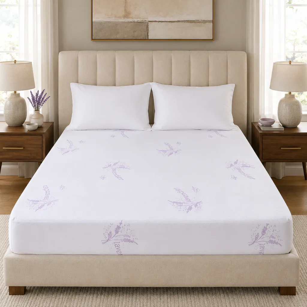 [SH-MP-T-BIBB] BIBB Home Lavender Infused Scented Mattress Pad (Twin)