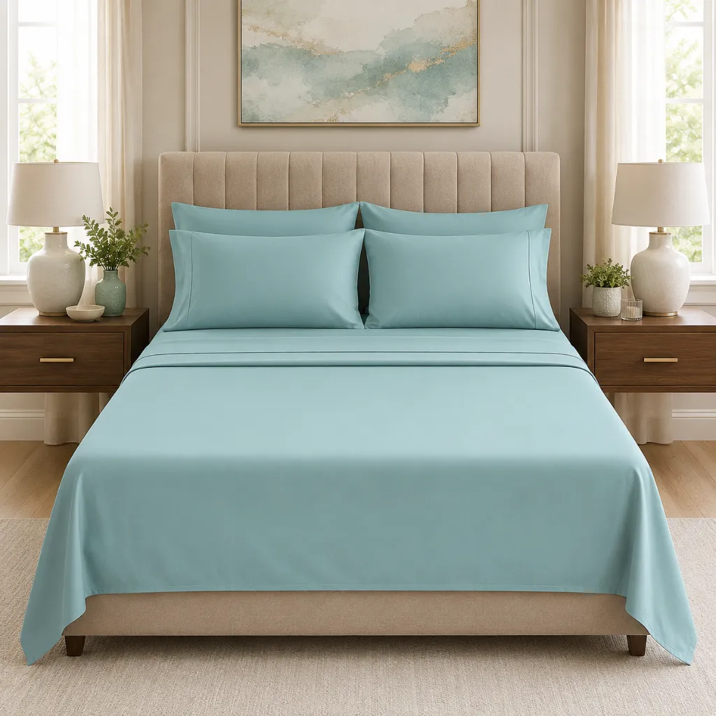 [SH-SS6Q-BAMBOO] Bamboo Comfort 6 Piece Solid Sheet Set (Queen)
