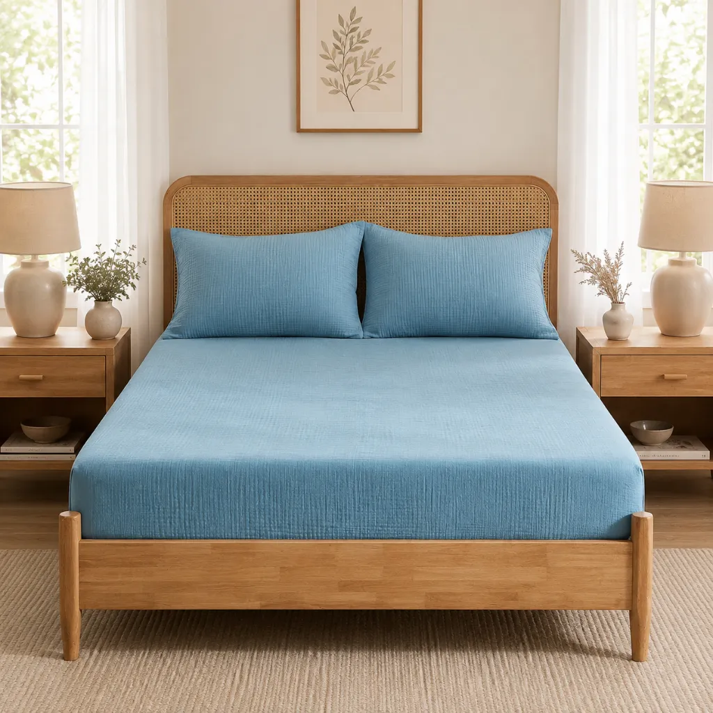 Legacy Solid Muslin Sheet Set (Twin)