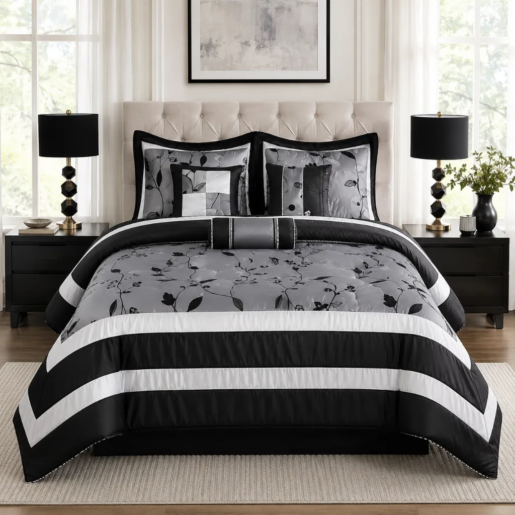 Pastora 7 Piece Comforter Set (Queen)