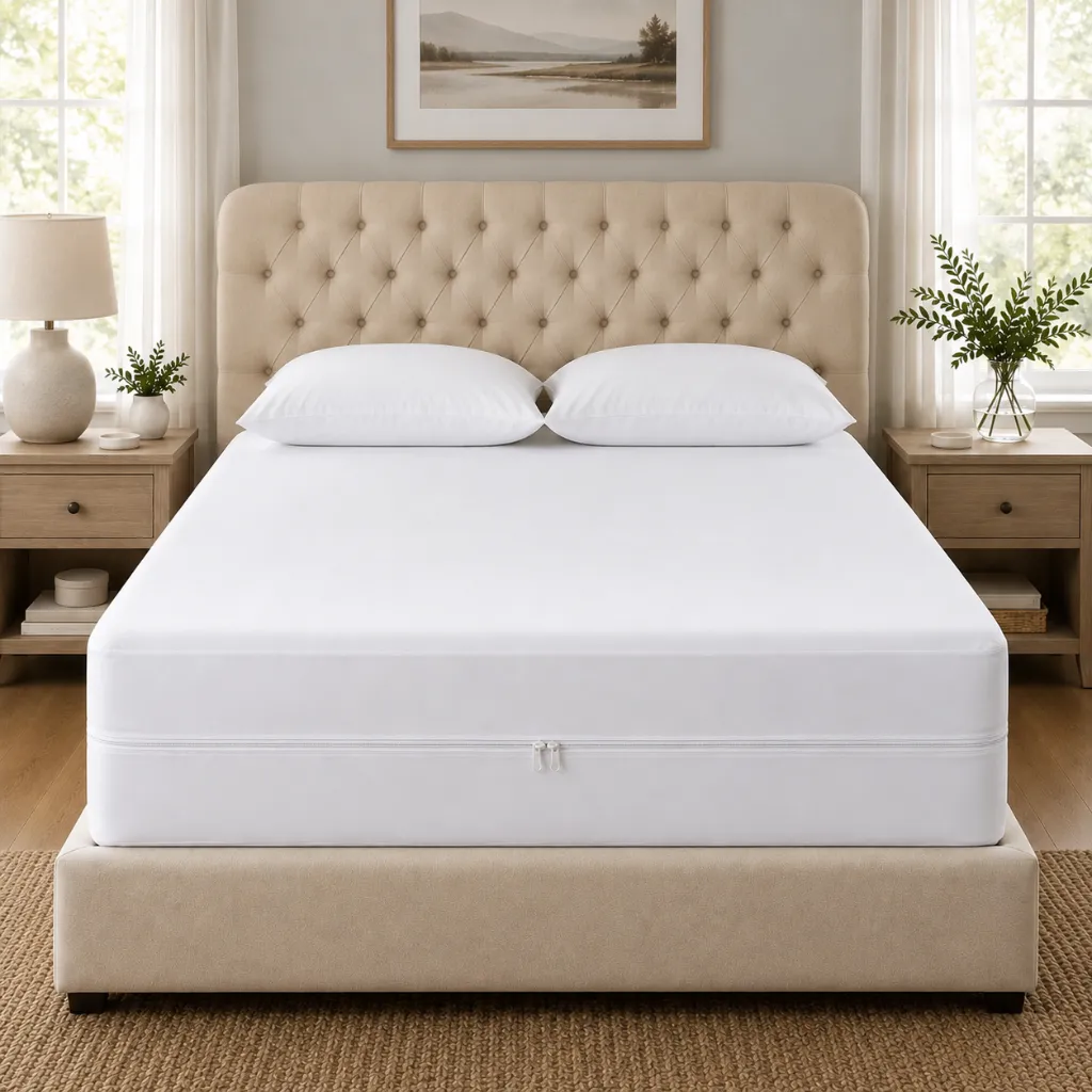 Waterproof Zippered Mattress Protector (Twin)