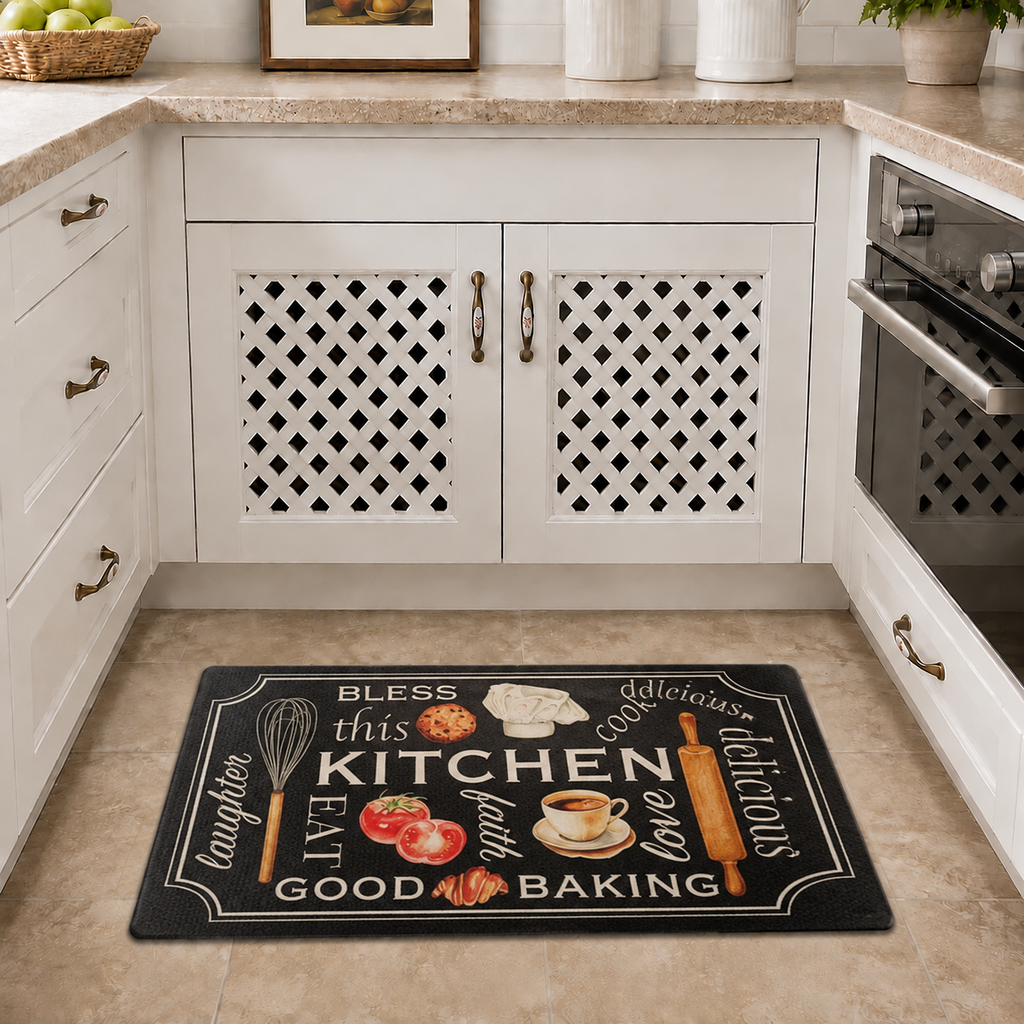 [KM-AF-BLESS] Anti-Fatigue Cucina Kitchen Mat 18"x30" (Bless Kitchen)
