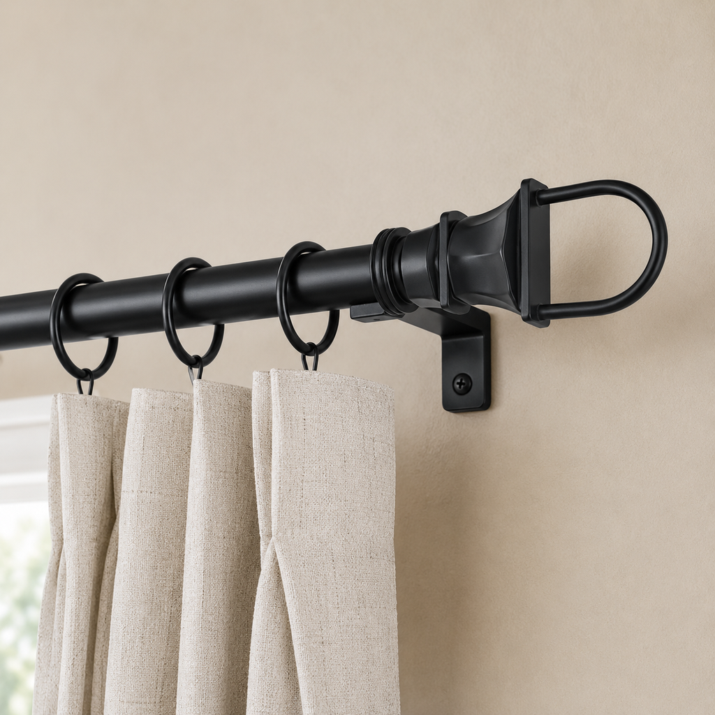 Fancy Decorative Curtain Rod (28"-48")