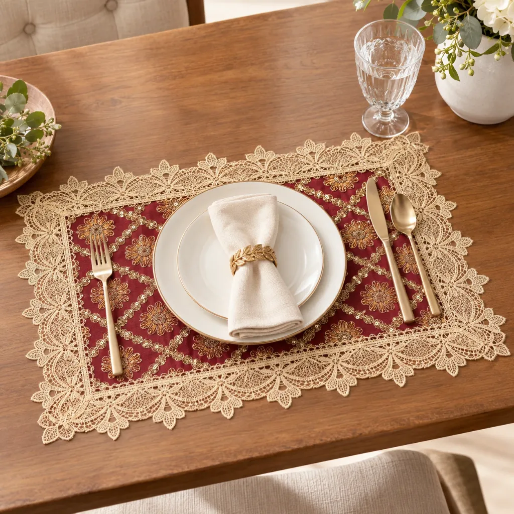 Embroidered Placemat 14" x 20" 8386-S20
