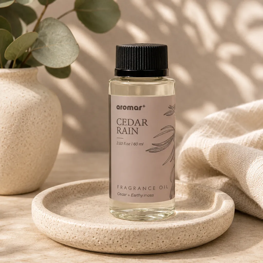 [HA-AO+-CEDAR] Aromar Plus Fragrance Oil 60ml - Cedar Rain