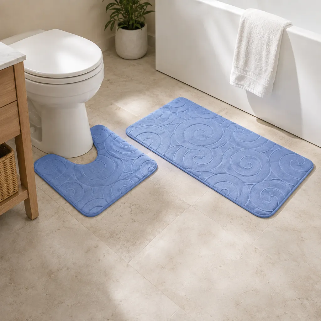 Memory Foam 2 Piece Bathroom Set-5025