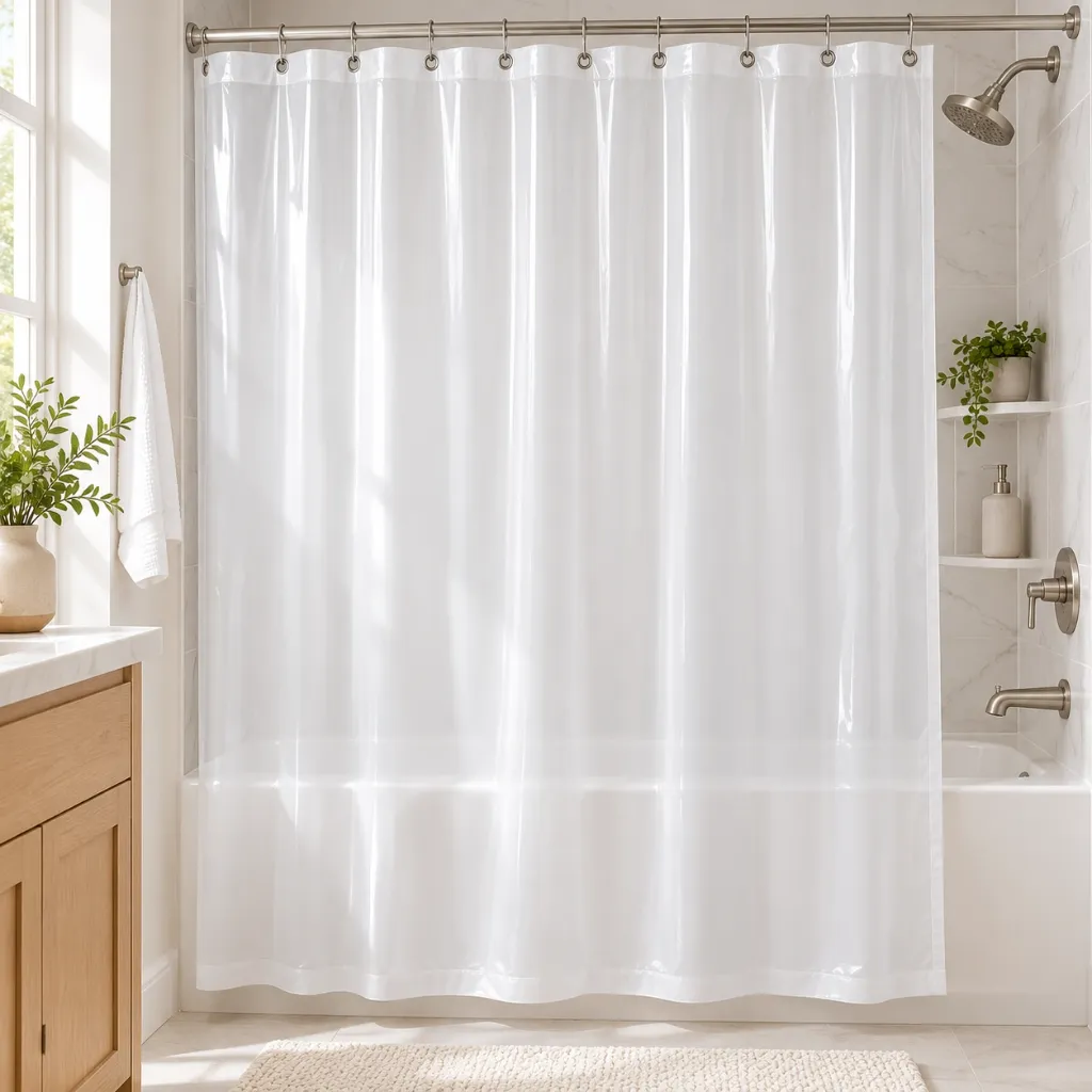 Better Home & Gardens Scented Shower Liner-6122 (Lavender)