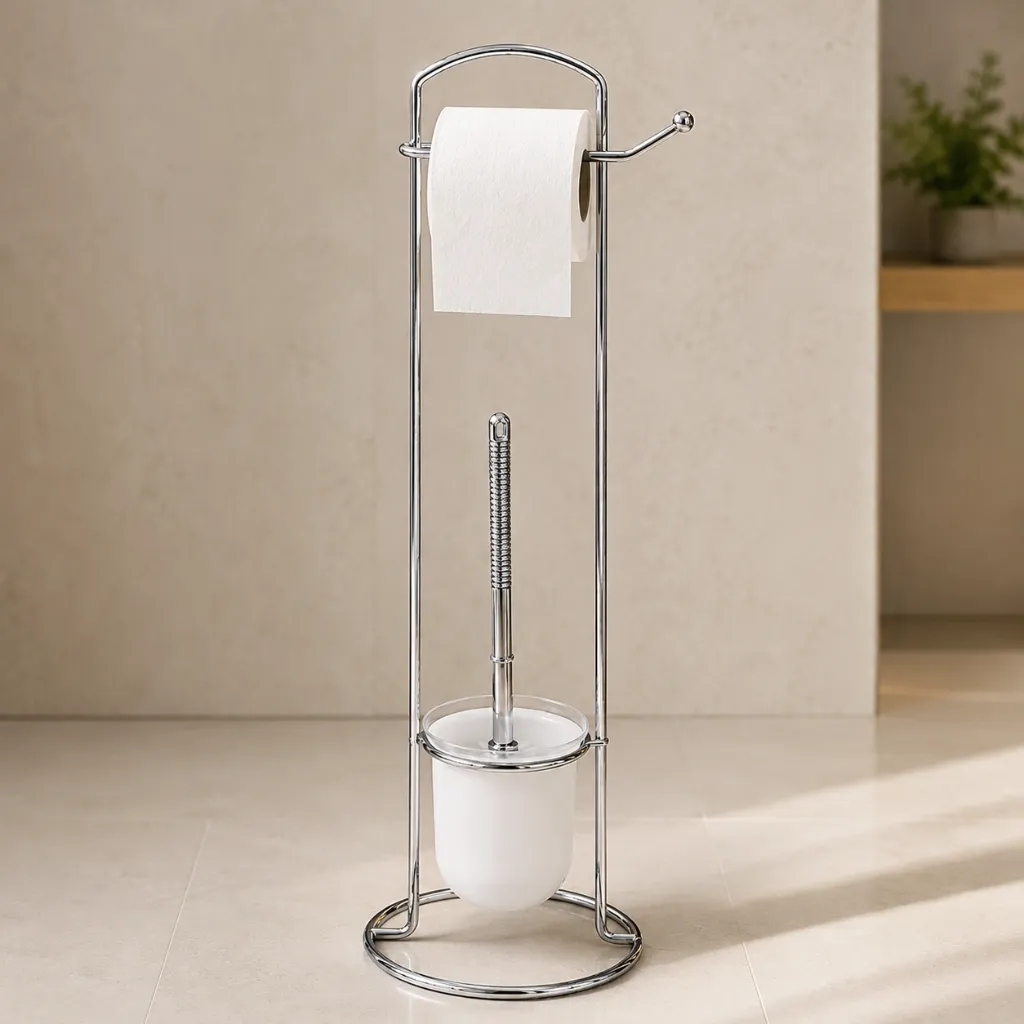[BA-CH11333] Toilet Tissue Holder with Toilet Brush Holder-CH11333