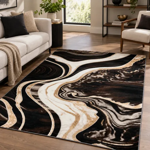 Marble Collection Area Rug